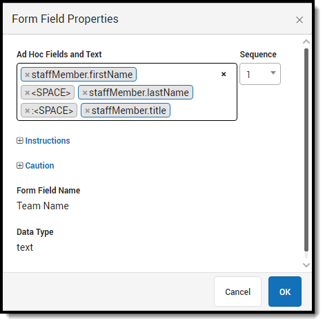 Image of staff member name and title example Image of staff member name and title example